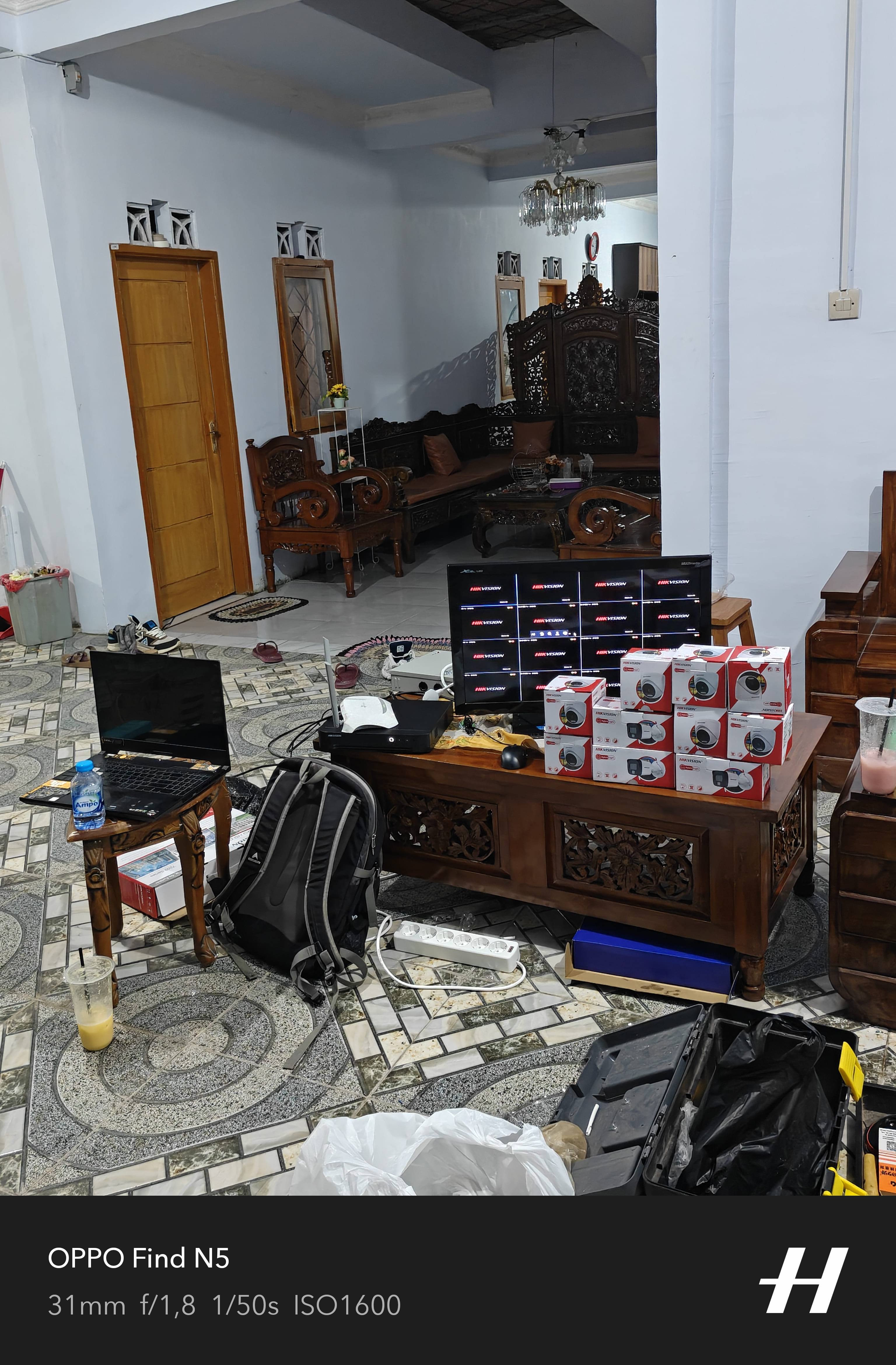 Instalasi CCTV Hikvision 16 Chanel